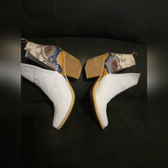 ARIDER GIRLWomen's Snake Print Ankle Boots Booties SZ6.5 - Picture 12 of 13